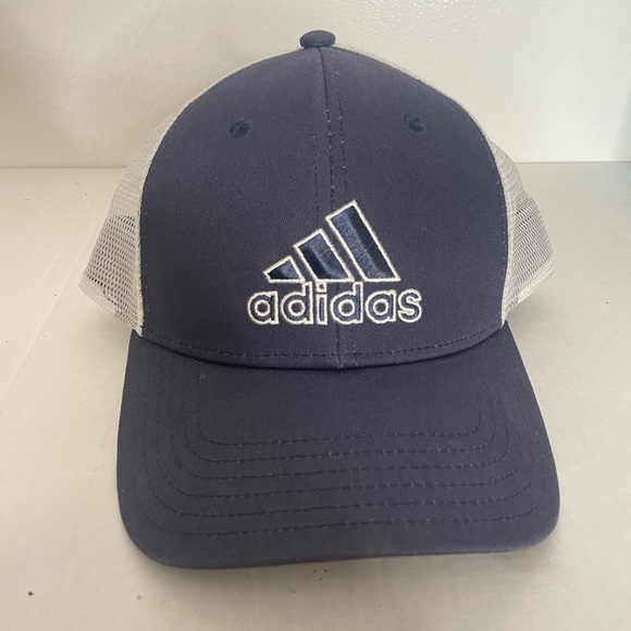 Adidas hat one size men’s woman white and blue color - Picture 1 of 6